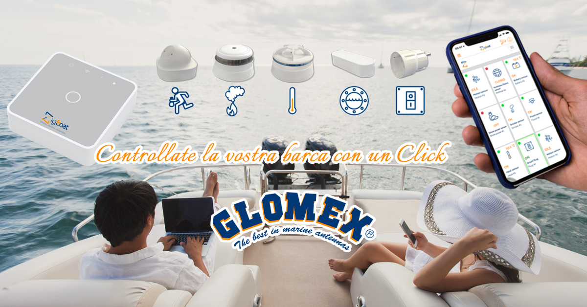 Glomex ZigBoat - Controlla la tua barca con un Click